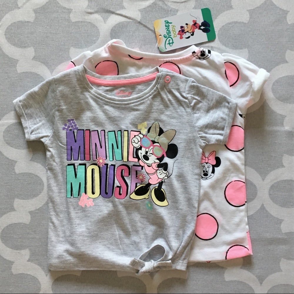 Disney Minnie Mouse 2pc tops Baby T-shirts Primark